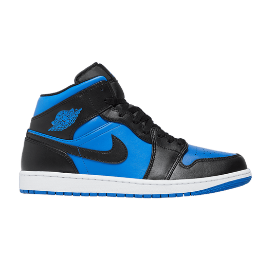 Jordan 1 Mid Black Royal Blue