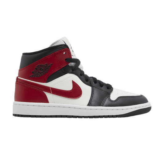 Jordan 1 Mid Gym Red Off Noir (Women's)