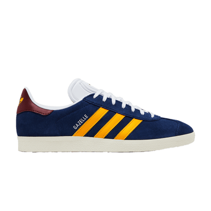 adidas Gazelle Dark Blue Crew Yellow Burgundy