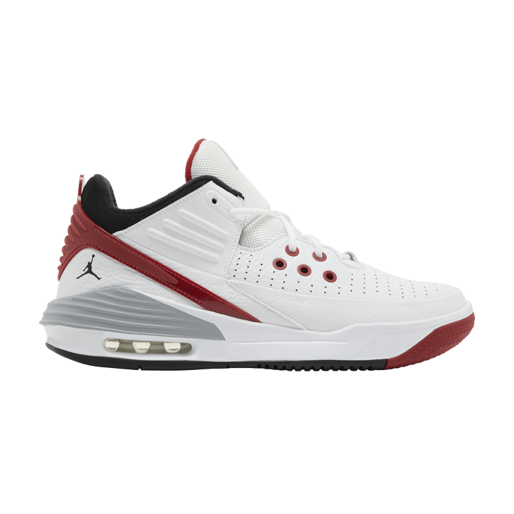 Jordan Max Aura 5 White Varsity Red