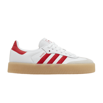 adidas Sambae White Better Scarlet Gum (Women's)