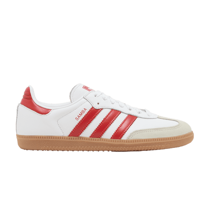 adidas Samba OG White Solar Red Gum (Women's)