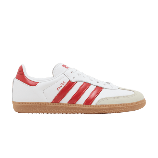 adidas Samba OG White Solar Red Gum (Women's)