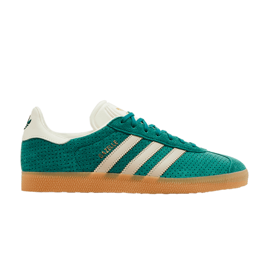 adidas Gazelle Collegiate Green Wonder Beige Gold Metallic