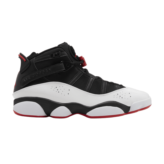 Jordan 6 Rings Black White Varsity Red