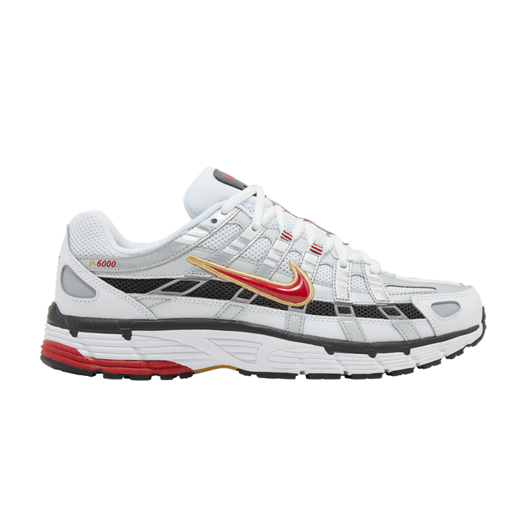 Nike P-6000 Platinum Varsity Red