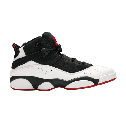 Jordan 6 Rings Black White Gym Red