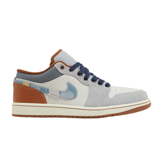 Jordan 1 Low SE Phantom Repaired Denim Swoosh