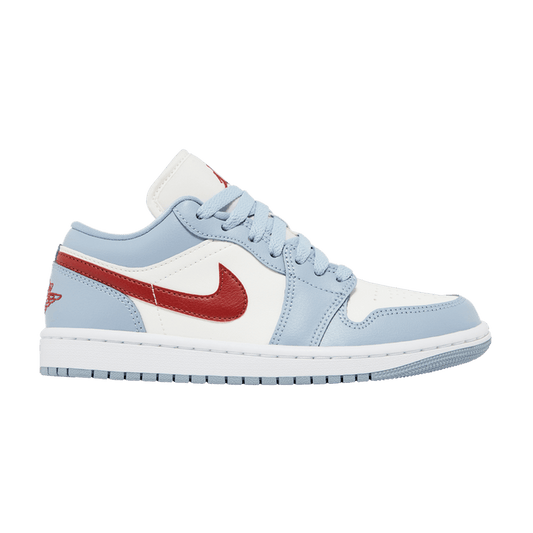 Jordan 1 Low Blue Whisper Dune Red (Women's)