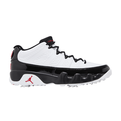 Jordan 9 Retro Low Golf White Black True Red