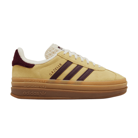 adidas Gazelle Bold Almost Yellow Maroon (Women's)