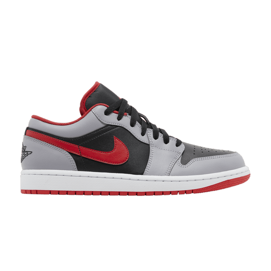 Jordan 1 Low Black Light Smoke Grey Gym Red