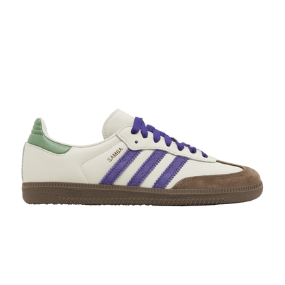 adidas Samba OG Off White Core Purple Green Brown (Women's)