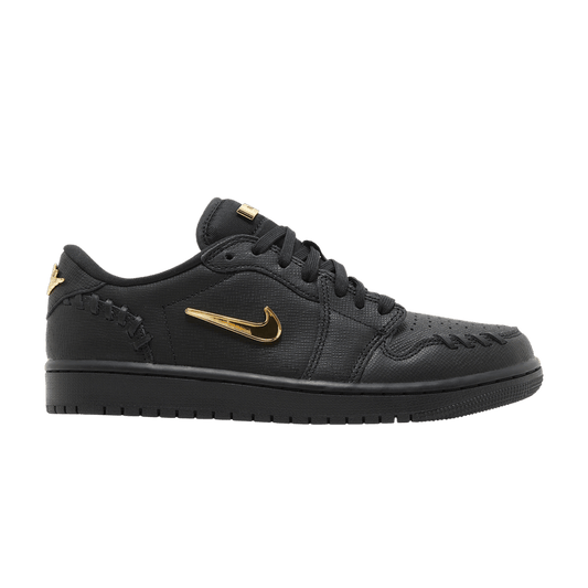 Jordan 1 Low Method of Make Black Metallic Gold (Women's)