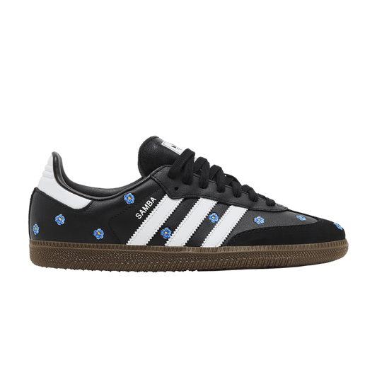 adidas Samba Light Blue Floral Core Black (Women's)