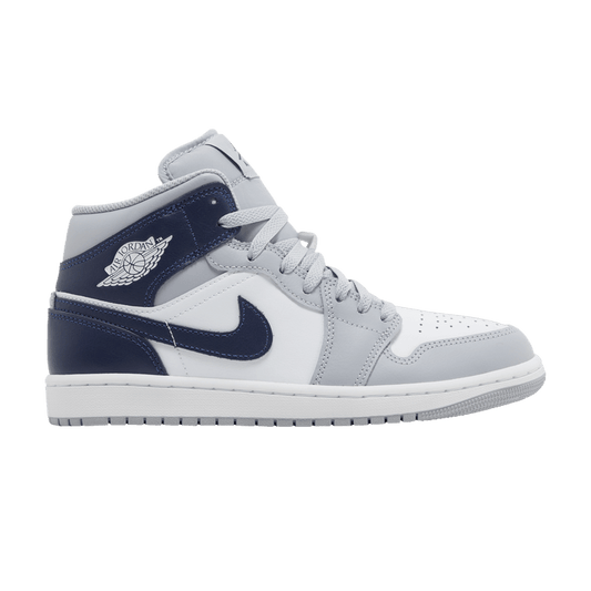 Jordan 1 Mid Wolf Grey Midnight Navy