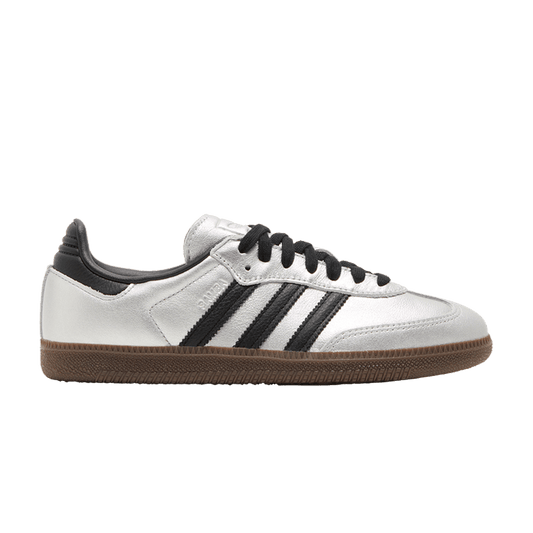 adidas Samba OG Silver Metallic Black Gum (Women's)