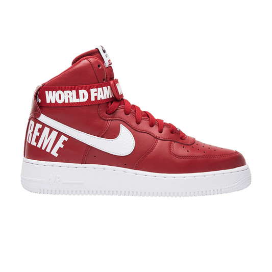 Nike Air Force 1 High Supreme World Famous Red