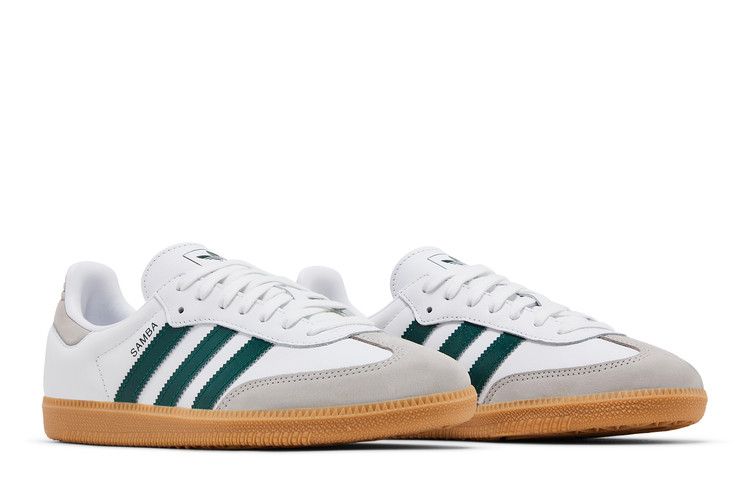 adidas Samba OG White Collegiate Green Gum (Women's)