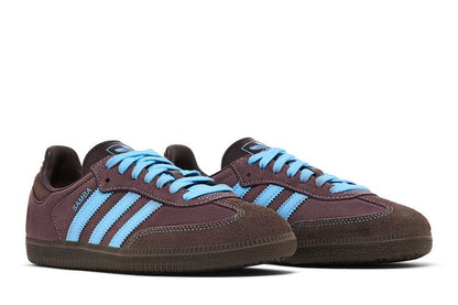adidas Samba OG Shadow Brown Sky Rush (Women's)