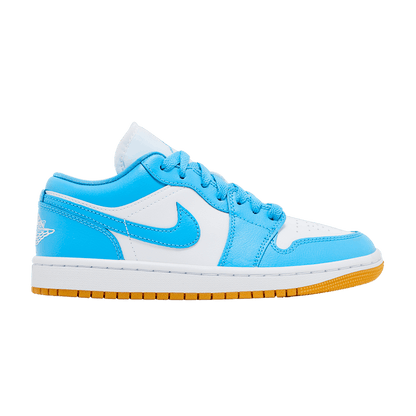 Jordan 1 Low White Gum Light Brown Dark Powder Blue (Women's)