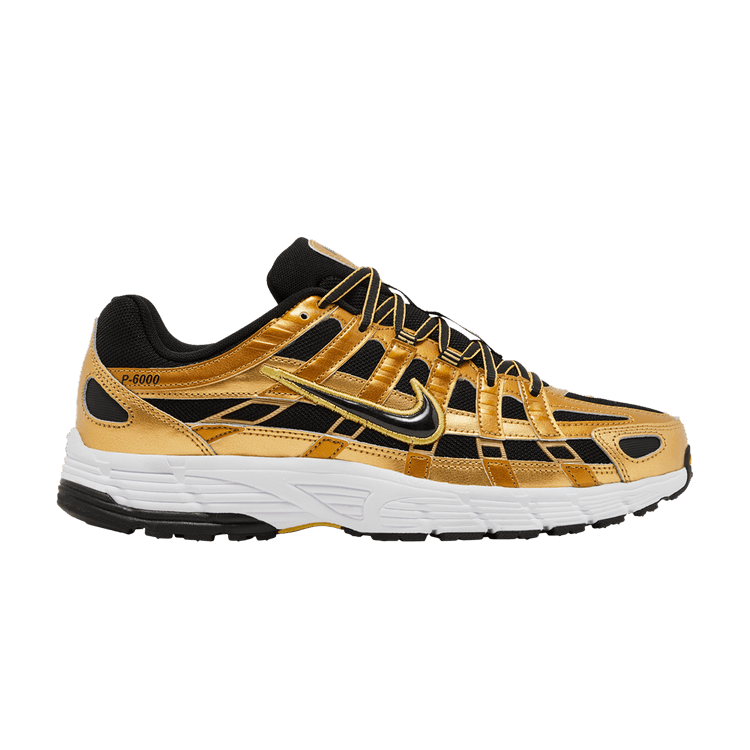 Nike P-6000 Metallic Gold Infinite Gold White Black