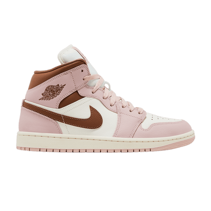 Jordan 1 Mid Pink Oxford Brown (Women's)