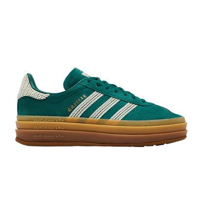 adidas Gazelle Bold Collegiate Green White Gold (Women's)