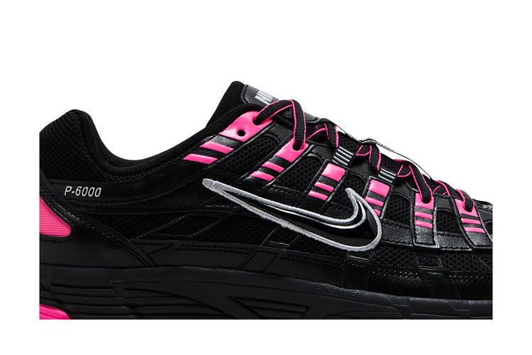 Nike P-6000 Pink Blast Metallic Silver Black