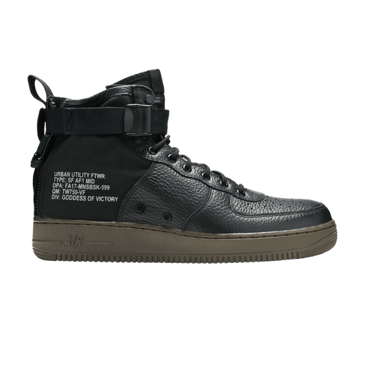 Nike SF Air Force 1 Mid Black Dark Hazel