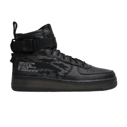 Nike SF Air Force 1 Mid Black Cargo Khaki