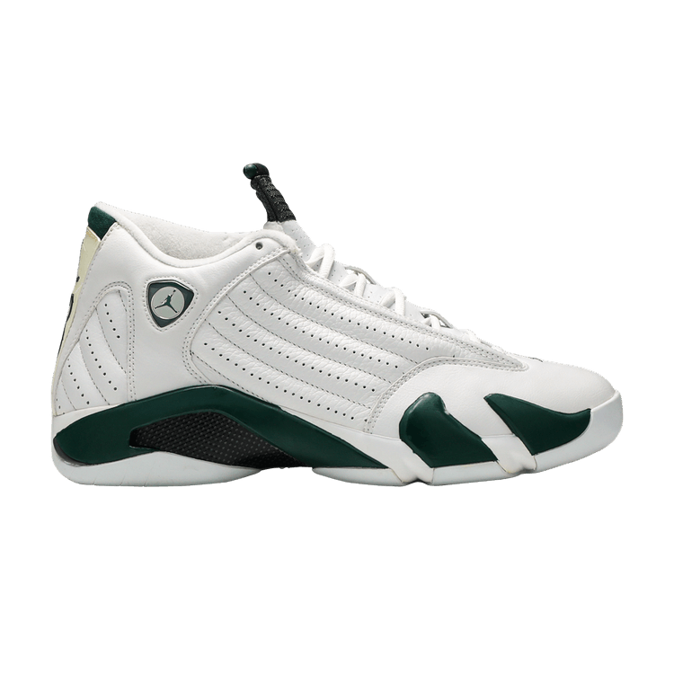 Jordan 14 Retro White Forest Green