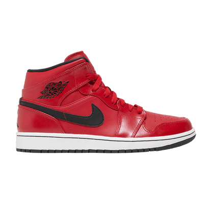 Jordan 1 Mid Gym Red Black Patent