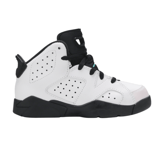 Jordan 6 Retro White Hyper Jade Black (PS)