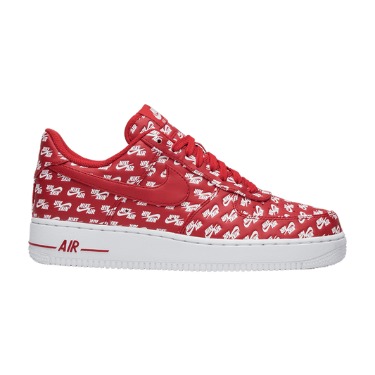 Nike Air Force 1 Low All Over Logo Red