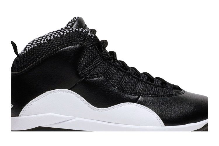 Jordan 10 Retro MCS Cleat Black White