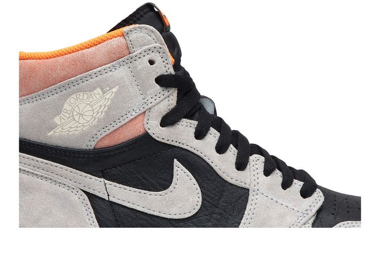 Jordan 1 Retro High Neutral Grey Hyper Crimson