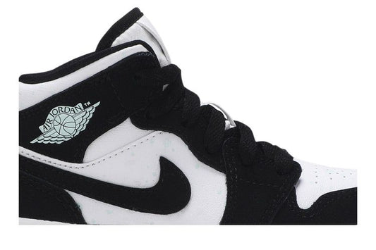 Jordan 1 Mid White Black Teal Tint (PS)