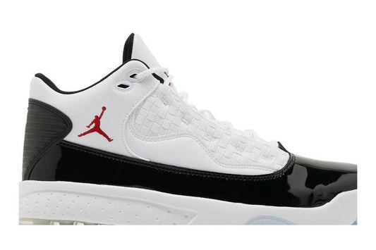 Jordan Max Aura 2 White Black Gym Red