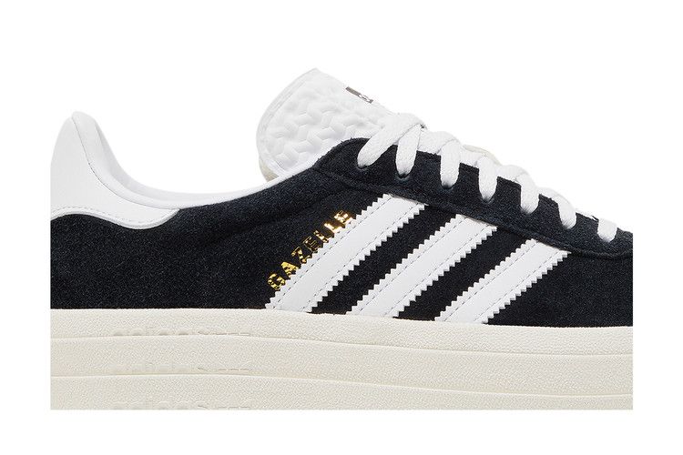 adidas Gazelle Bold Core Black White (Women's)