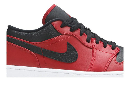 Jordan 1 Low Reverse Bred Pebbled Swoosh
