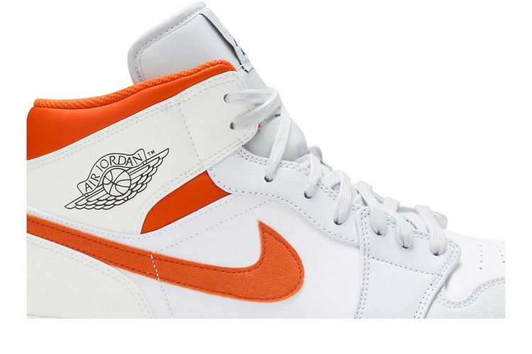 Jordan 1 Mid Starfish Pure Platinum