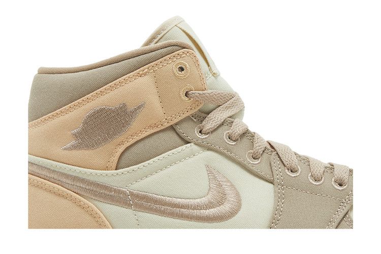 Jordan 1 Mid SE Canvas Khaki (Women's)