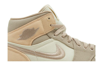 Jordan 1 Mid SE Canvas Khaki (Women's)