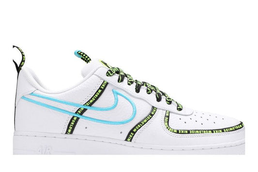 Nike Air Force 1 Low Worldwide White Blue Fury Volt