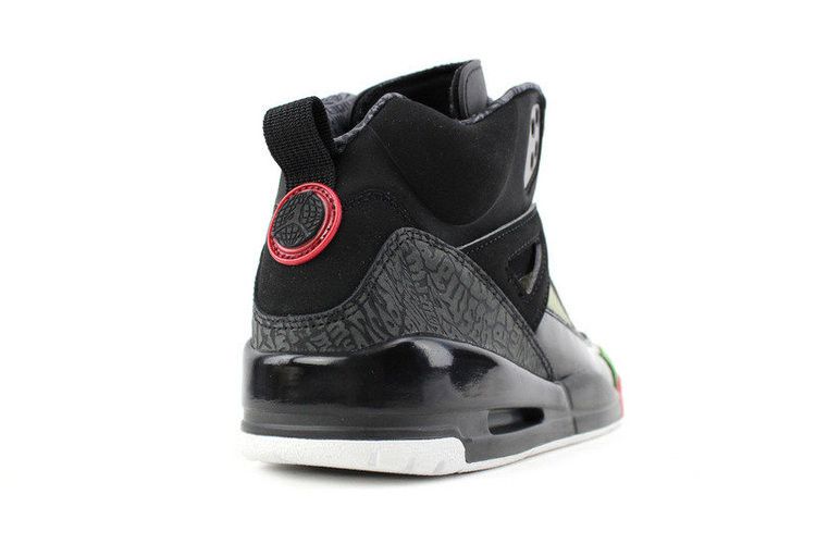 Jordan Spizike Black Varsity Red