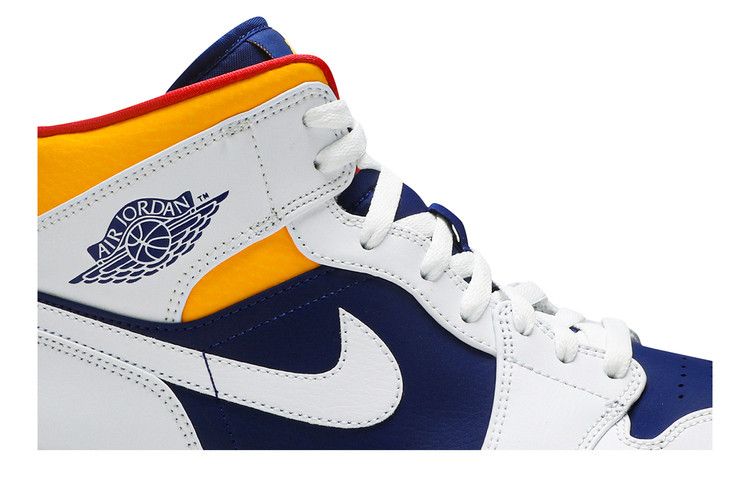 Jordan 1 Mid Royal Blue Laser Orange
