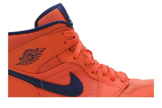 Jordan 1 Mid Turf Orange Blue Void (Women's)