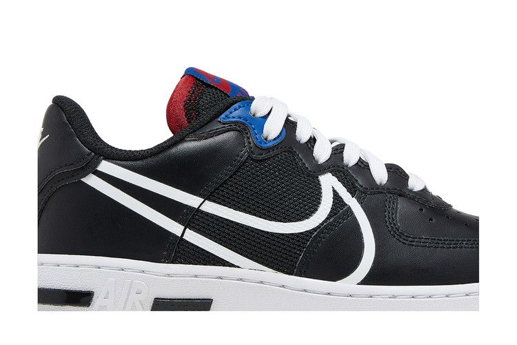 Nike Air Force 1 Low React Black White Gym Red Gym Blue