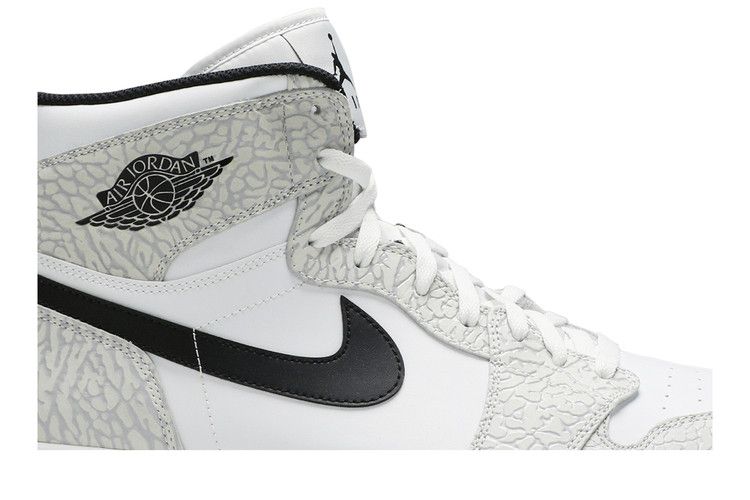 Jordan 1 Retro White Elephant Print